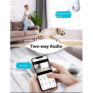 LaView 4MP WiFi Bulb Camera with Night Vision and Motion Detection