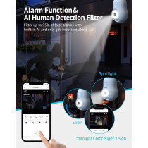 LaView 4MP WiFi Bulb Camera with Night Vision and Motion Detection