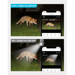 LaView 4MP WiFi Bulb Camera with Night Vision and Motion Detection