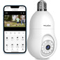 LaView 4MP Bulb Camera: See Everything, Day & Night! WiFi, Motion Tracking, & Easy Install