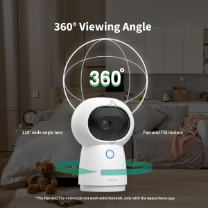 Enhance Home Security: Aqara 2K Indoor Camera Hub with AI & 360° View