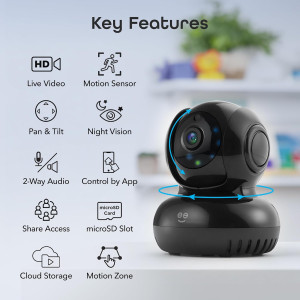 Geeni Sentinel 1080p Security Camera: Live Streaming & Smart Features
