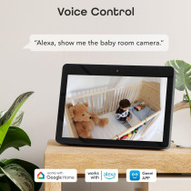 Caméra de sécurité Geeni Glimpse 1080p - WiFi, Alexa, Blanc