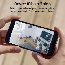 Caméra de sécurité Geeni Glimpse 1080p - WiFi, Alexa, Blanc