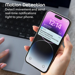 Geeni Glimpse Indoor Security Camera - 1080p, WiFi,Alexa & Google Home