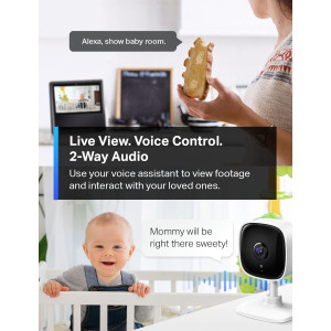 Tapo C100 1080P Camera for Baby and Pets with 2-Way Audio