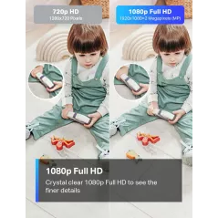 Caméra pour bébé et animaux Tapo C100 1080P avec audio bidirectionnel