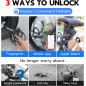 Anweller Fingerprint Bike Lock: 4.9ft Heavy-Duty, Keyless Smart Lock - Secure Your Ride! Anweller Fingerprint Bike Lock: 4.9ft Heavy-Duty, Keyless Smart Lock - Secure Your Ride!