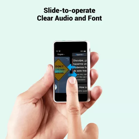 Fluentalk T1 Mini: Traducteur Instantané 40 Langues + Données Mobiles 1 An - Parlez Partout, Facilement !