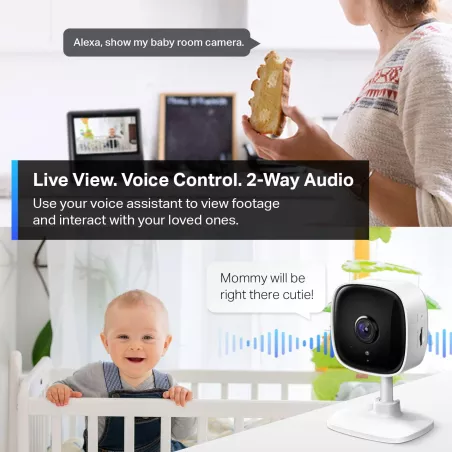 Tapo C110: Caméra de Surveillance Intérieure 2K - Votre Sécurité Simplifiée!