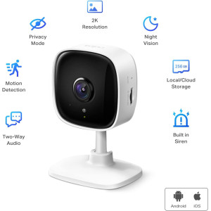 TP-Link Tapo C110: 2K Indoor Security Camera with Smart Features