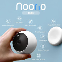 Caméra Noorio B200 : Sécurité Extérieure 1080p, AI Détection