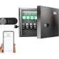 WeHere Secure Key Lock Box: Wall-Mounted Cabinet with Combination Lock & 16 Key Tags - Perfect for Home, Office, & Valet!