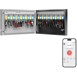 Secure WeHere 24 Key Lock Box - Smart Key Management for Home & Office