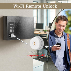 Secure WeHere 24 Key Lock Box - Smart Key Management for Home & Office