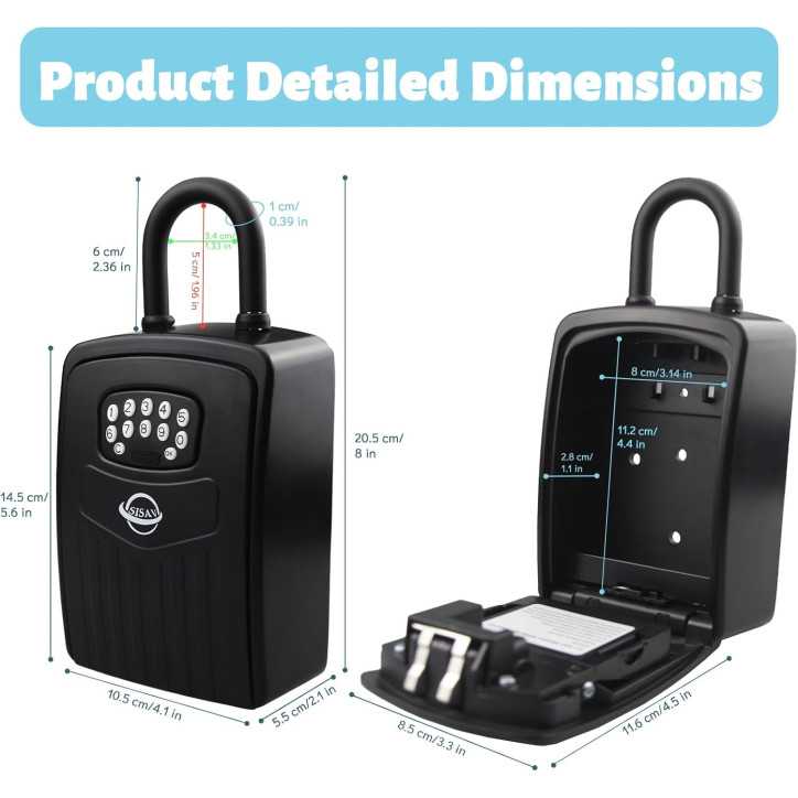 Bluetooth Key Lock Box: Secure Access with App & Code - No WiFi Needed! Bluetooth Key Lock Box: Secure Access with App & Code - No WiFi Needed!