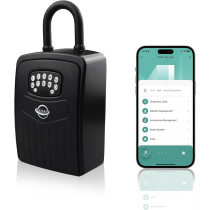 Coffre-fort à clés Bluetooth : accès à distance, 5 clés
