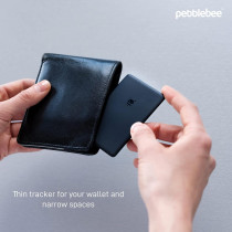 Pebblebee Card : Tracker rechargeable, compatible Apple et Alexa