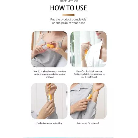 Dispositif de Massage Cérébral Portable : Sommeil Profond, Anti-Stress & Maux de Tête
