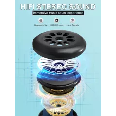 Masque de Sommeil Bluetooth LC-dolida : Confort 3D Ultra-Fin, Musique Apaisante pour un Sommeil Rêvé !