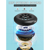 Casque de sommeil Bluetooth LC-dolida avec masque 3D ultra-fin