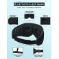 Masque de Sommeil Bluetooth LC-dolida : Confort 3D Ultra-Fin, Musique Apaisante pour un Sommeil Rêvé !