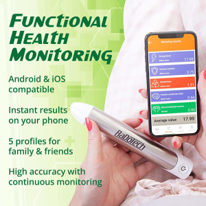 Smart Wellness & Fitness Tracker: Body Conductivity Analyzer with Clear Reports