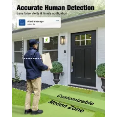 Smart MUBVIEW Wireless Video Doorbell: 1080p, 2-Way Talk, Night Vision