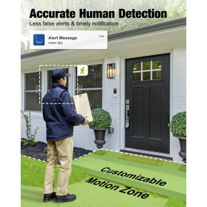 Smart MUBVIEW Wireless Video Doorbell: 1080p, 2-Way Talk, Night Vision