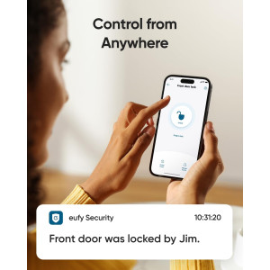eufy Security Smart Lock C220:Keyless Fingerprint Door Lock with Wi-Fi