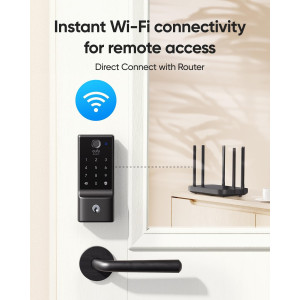 eufy Security Smart Lock C220:Keyless Fingerprint Door Lock with Wi-Fi