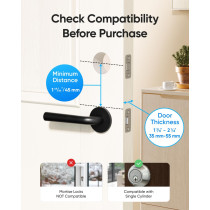 eufy C220 : Serrure Intelligente Wi-Fi avec Empreinte Digitale