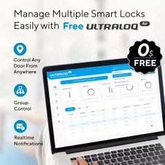 ULTRALOQ U-Bolt Pro WiFi Smart Lock: Keyless Entry with Door Sensor