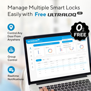 ULTRALOQ U-Bolt Pro WiFi Smart Lock: Keyless Entry with Door Sensor