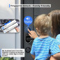 Keyless Entry Smart Lock: Fingerprint, Passcode, & App Control - Secure Your Home Today!