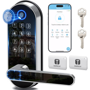Smart Keyless Entry Lock: Biometric Fingerprint Keypad for Doors