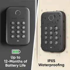 Wyze Auto-Lock Bolt : Serrure Smart Bluetooth avec Empreinte