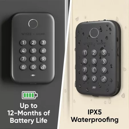 Wyze Auto-Lock Bolt : Serrure Smart Bluetooth avec Empreinte