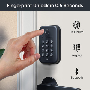 Wyze Auto-Lock Bolt:Fingerprint Smart Deadbolt with Keypad & Bluetooth