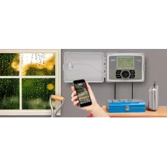 B-hyve Orbit: Contrôleur dArrosage WiFi Intelligent 6 Zones - Intérieur/Extérieur, Économie dEau Garantie!