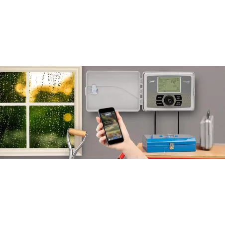 B-hyve Orbit: Contrôleur dArrosage WiFi Intelligent 6 Zones - Intérieur/Extérieur, Économie dEau Garantie!