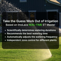 ImoLaza: Contrôleur d'irrigation WiFi 8 Zones Économiseur d'Eau