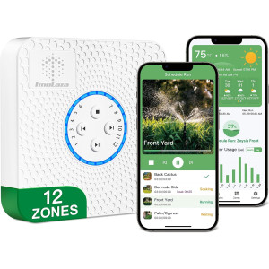 ImoLaza Smart Sprinkler Controller: 12-Zone WiFi Irrigation System