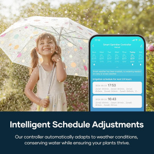 Effortless Watering: tolviviov 8-Zone WiFi Sprinkler Controller