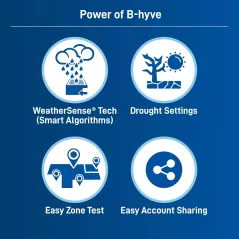 B-hyve Orbit : Contrôleur dArrosage Intelligent WiFi 4 Zones – Économisez lEau, Simplifiez Votre Jardin!