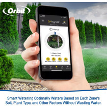 Contrôleur d'irrigation intelligent Orbit 57915 B-hyve 4 zones