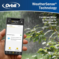 Contrôleur d'irrigation intelligent Orbit 57915 B-hyve 4 zones