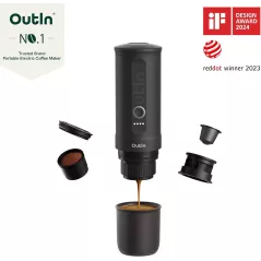 Machine à Espresso Portative OutIn Nano : Café Prêt-à-Emporter