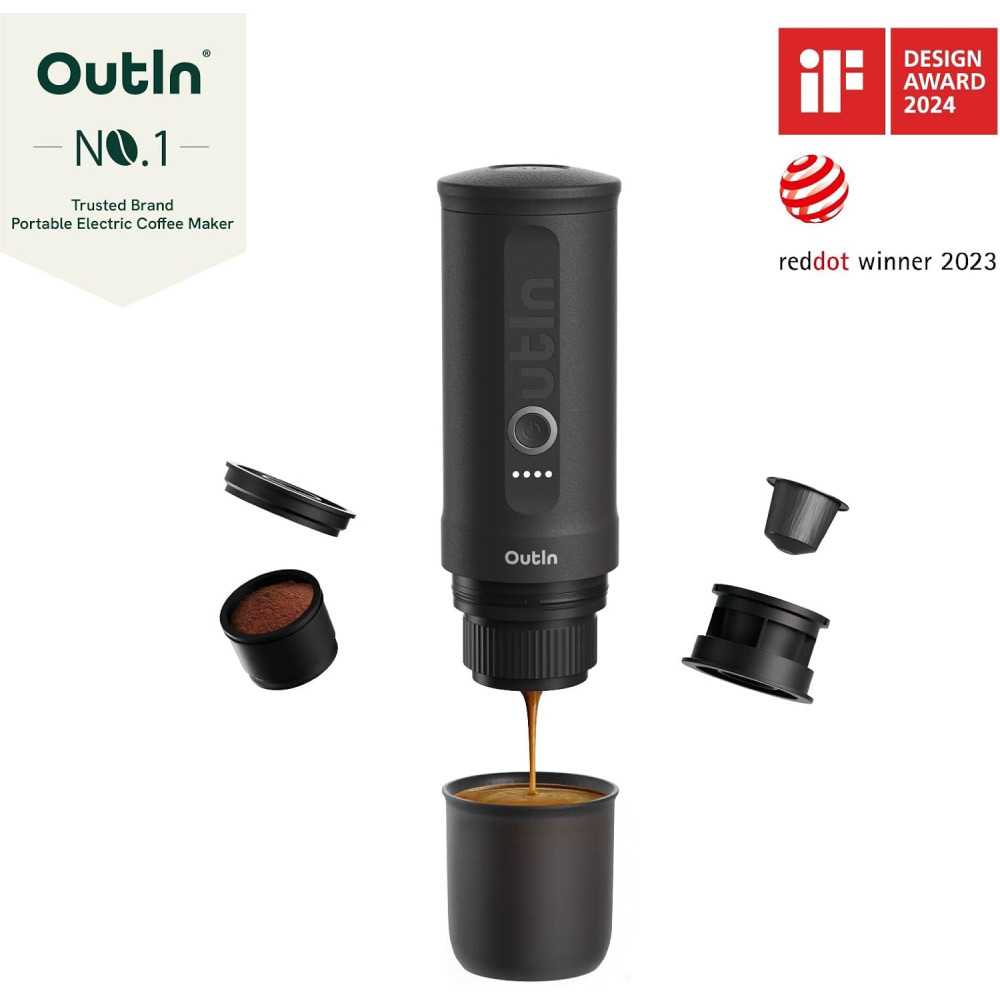 Machine à Espresso Portative OutIn Nano : Café Prêt-à-Emporter Machine à Espresso Portative OutIn Nano : Café Prêt-à-Emporter