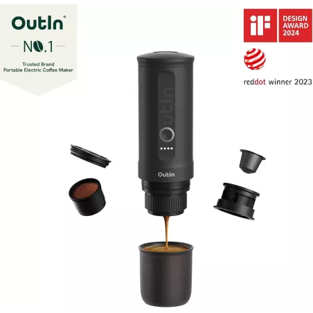 Machine à Espresso Portative OutIn Nano : Café Prêt-à-Emporter